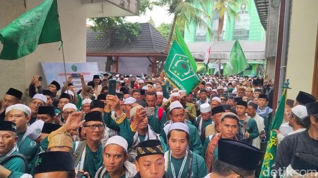 Peserta Napak Tilas Isyaroh Pendirian NU di Bangkalan.