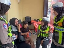 Gercep Polisi Magetan Temukan Anak Terpisah Dari Ortu di Wisata Sarangan