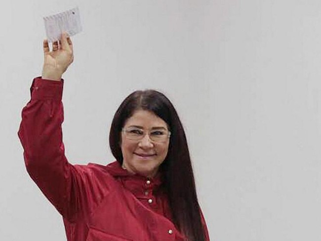 Presiden Venezuela Nicolas Maduro dan istri, Cilia Flores