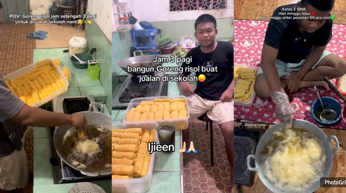 Bangun Jam 3 Pagi demi Jualan Risol, Siswa Banyuwangi Ini Bikin Salut!