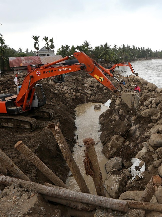 Sungai Meureudu Dinormalisasi untuk Cegah Luapan Susulan Pascabanjir Bandang