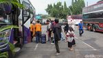 Terminal Kampung Rambutan Ramai Penumpang di Akhir Libur Nataru