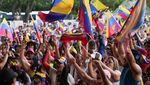 Warga Venezuela Rayakan Penangkapan Presiden Maduro