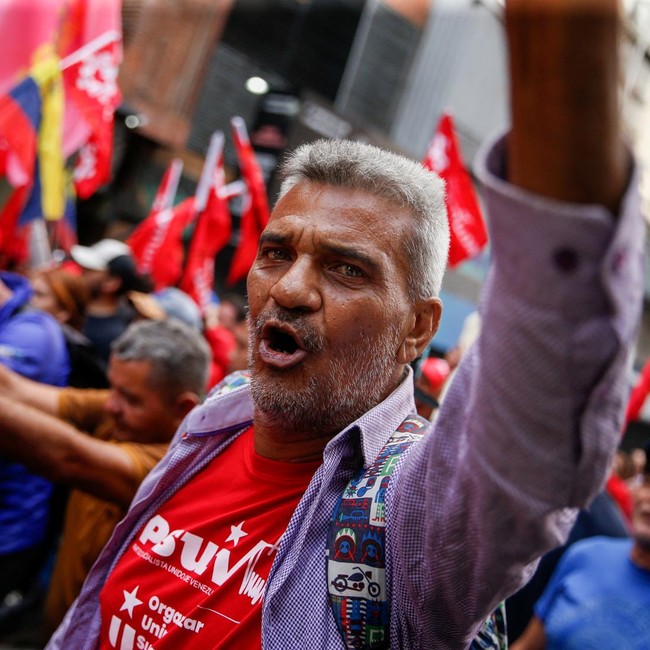 Caracas Bergejolak, Pendukung Maduro Suarakan Perlawanan terhadap AS