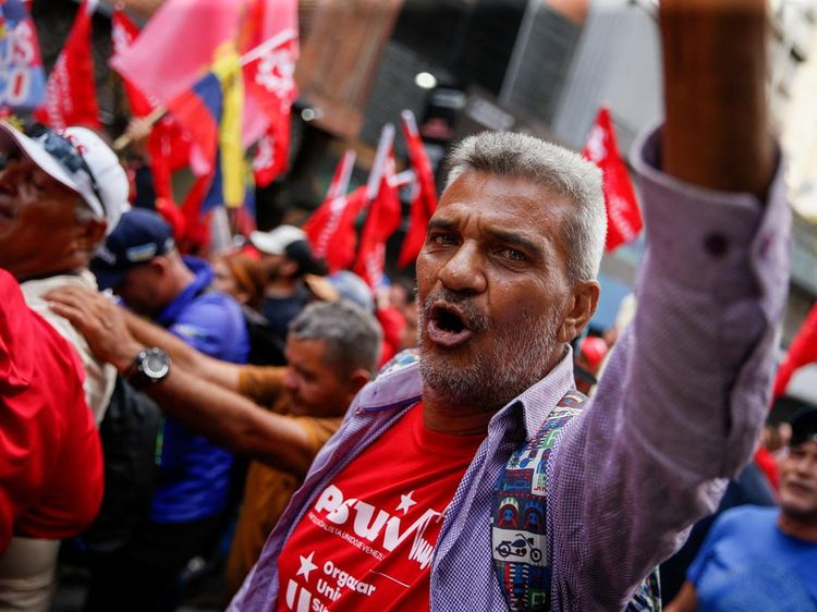 Caracas Bergejolak, Pendukung Maduro Suarakan Perlawanan terhadap AS