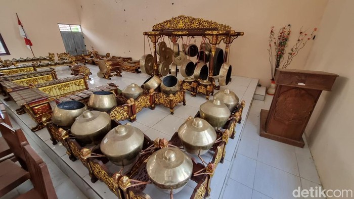Gamelan yang sempat dicuri dua Dukuh di Seloharjo, Pundong, Bantul saat ini sudah dikembalikan, Senin (5/1/2026).