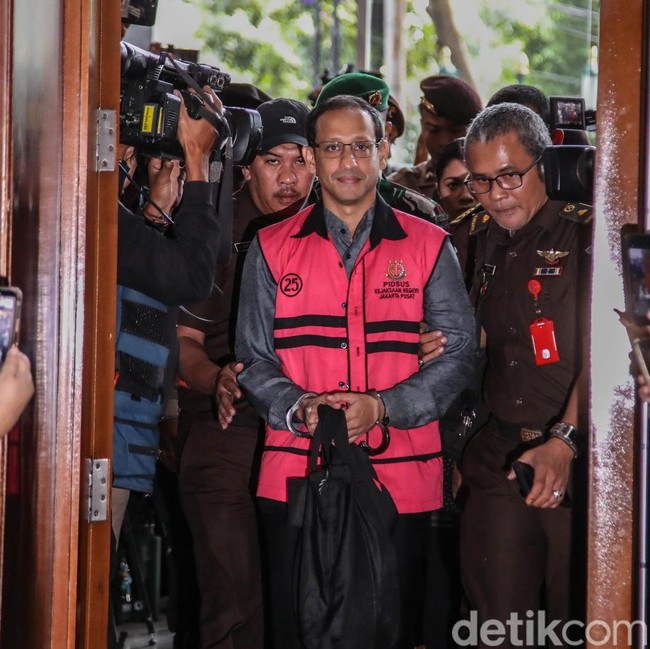 Nadiem Makarim Hadiri Sidang Perdana Kasus Chromebook