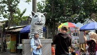 Sebelum Bikin Patung Macan Putih Gemoy, Seniman di Kediri Sempat Mimpi Aneh