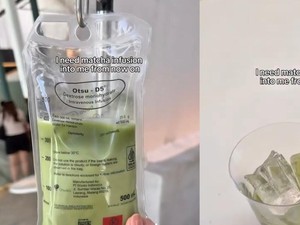Ramai Gegara Jadi Kemasan Matcha Viral, Apa Itu Infus D5 Dextrose Monohydrate?