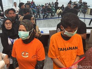 Berbaju Tahanan, Ini Penampakan Istri di Makassar Paksa Suami Perkosa Pekerja