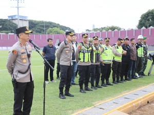Laga Persik Kediri Vs Persib Dikawal 840 Aparat Gabungan