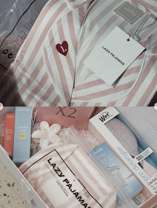 Beragam hadiah sudah dipersiapkan Ranty untuk para bridesmaid yang akan mendampinginya di pernikahan. Mulai dari sisir, baju tidur, softlens, hingga skincare. Foto: Instagram/@rantymaria