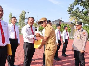 10 Personel Polres Rohil Ungkap Sabu 79 Kg Diganjar Penghargaan Bupati