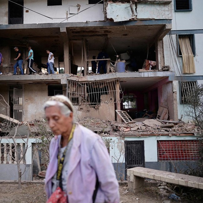 Potret Hancur Lebur Rumah dan Bangunan Venezuela Diserang AS