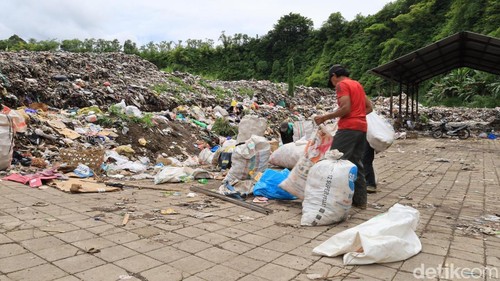 Suasana lengang di TPA Landih, Bangli, Senin (5/1/2026). (Aryo Mahendro/detikBali)