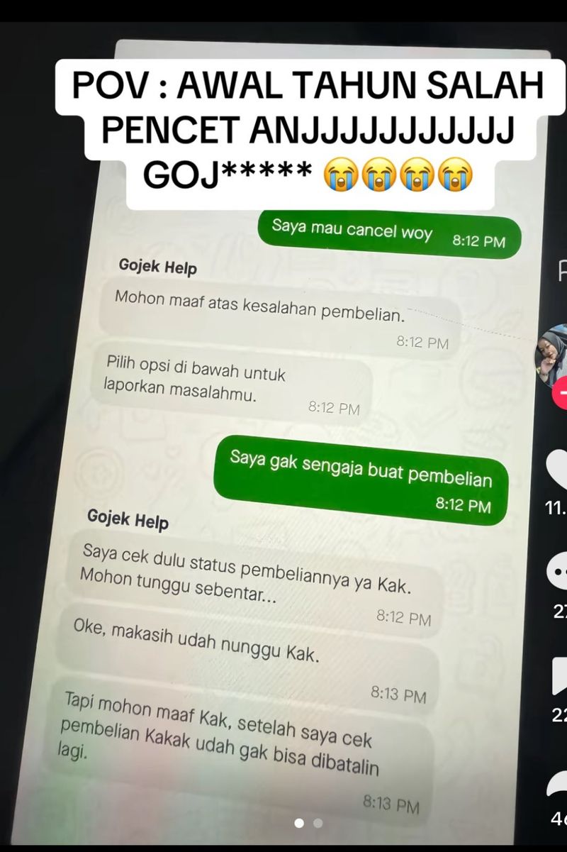 Netizen Curhat Tak Sengaja Pesan Makanan Rp 450 Ribu via Ojol