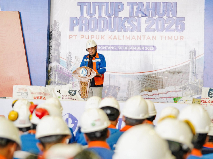 Tutup Tahun Produksi 2025, Pupuk Kaltim Bukukan Kinerja Lampaui Target