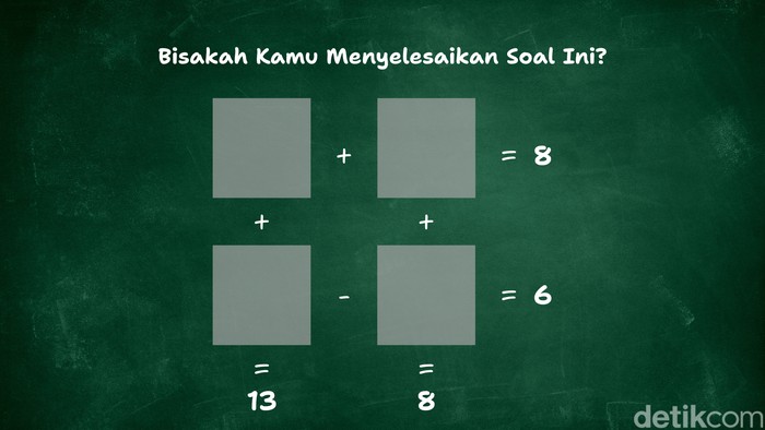 Jago dalam matematika? Coba jawab soal-soal ini, detikers! Kalau jago harusnya bisa untuk jawab soal-soal ini.