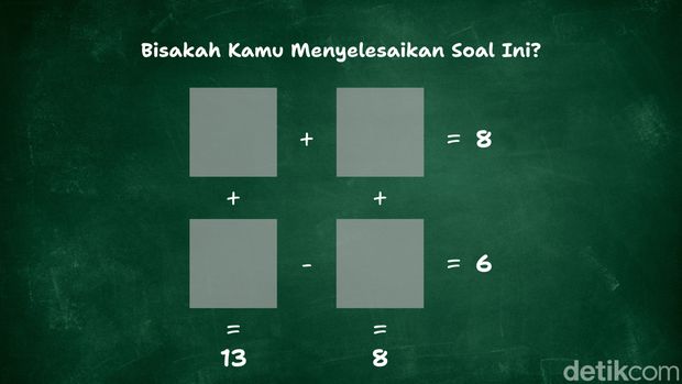 Jago dalam matematika? Coba jawab soal-soal ini, detikers! Kalau jago harusnya bisa untuk jawab soal-soal ini.