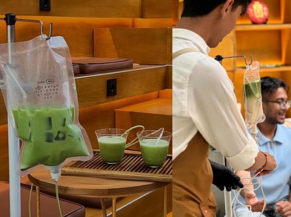Begini Penyajian Matcha Infus di Kafe Bali yang Bikin Netizen Heboh