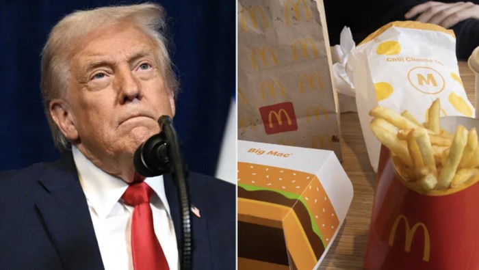 Donald Trump suka makan McDonalds