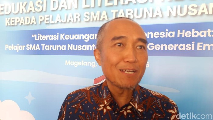 Kepala OJK Jawa Tengah, Hidayat Prabowo di SMA Taruna Nusantara Magelang, Selasa (6/1/2026).