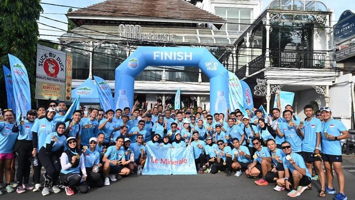Le Minerale Running Squad Ubah Ribuan Kilometer Jadi Donasi untuk Palestina