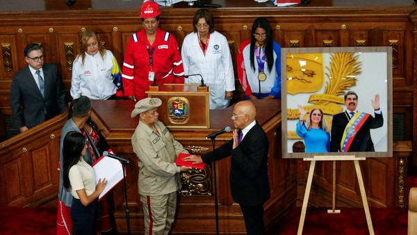 Parlemen Venezuela Dilantik, Delcy Rodriguez Jadi Presiden Sementara