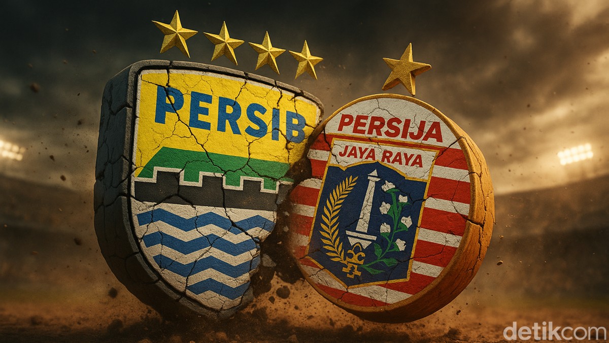 Informasi link live streaming Persib Bandung vs Persija Jakarta bisa lihat di sini. (Foto: Gemini AI)