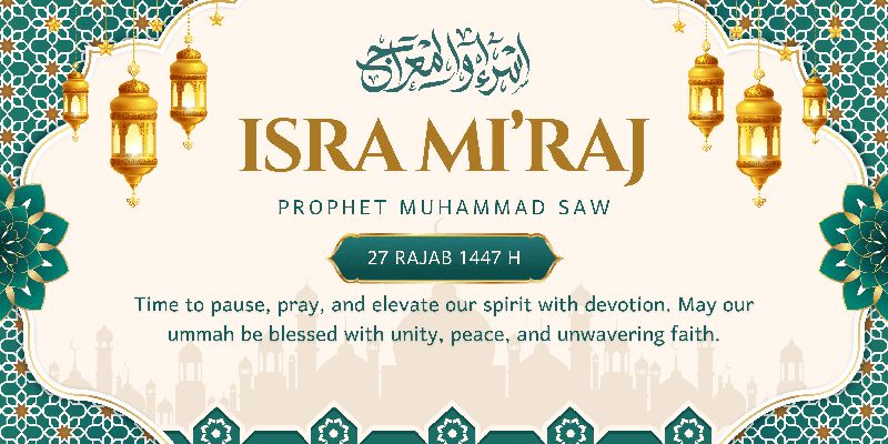 Poster Isra Miraj 2026