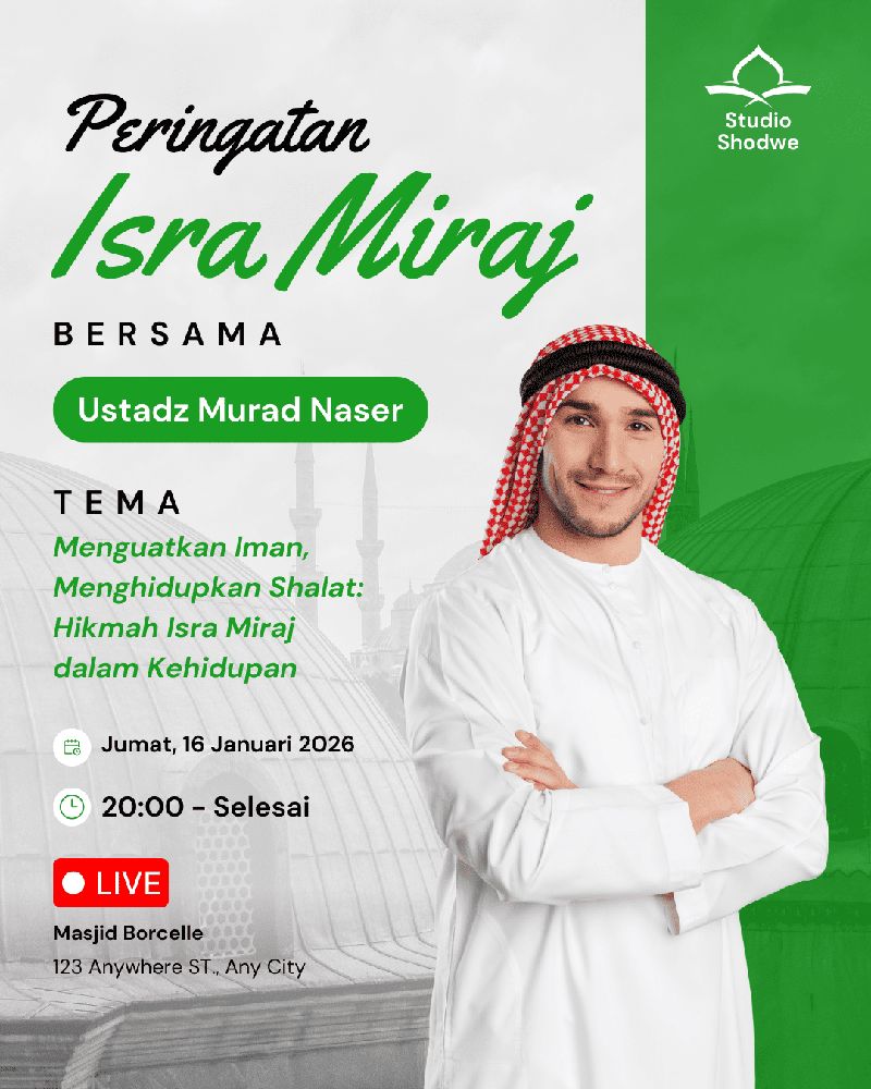 Poster Isra Miraj 2026