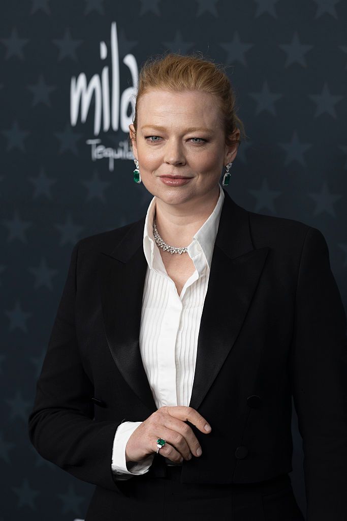 Sarah Snook SANTA MONICA, CALIFORNIA - JANUARY 04: Sarah Snook attends the 31st Annual Critics Choice Awards at Barker Hangar on January 04, 2026 in Santa Monica, California. (Photo by Robert Smith/Patrick McMullan via Getty Images)