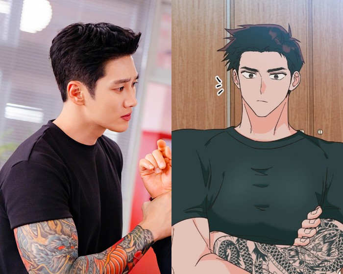 Karakter Seon Jae Gyu di drama Korea/Webtoon Spring Fever.