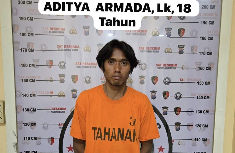 Aditya Armada, pelaku tawuran yang mengakibatkan balita terkena tembakan di Belawan (Foto: dok. Polres Pelabuhan Belawan) Aditya Armada, pelaku tawuran yang mengakibatkan balita terkena tembakan di Belawan (Foto: dok. Polres Pelabuhan Belawan)