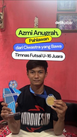 Video: Azmi Anugrah, Pahlawan dari Ciwastra yang Bawa Timnas Futsal U-16 Juara