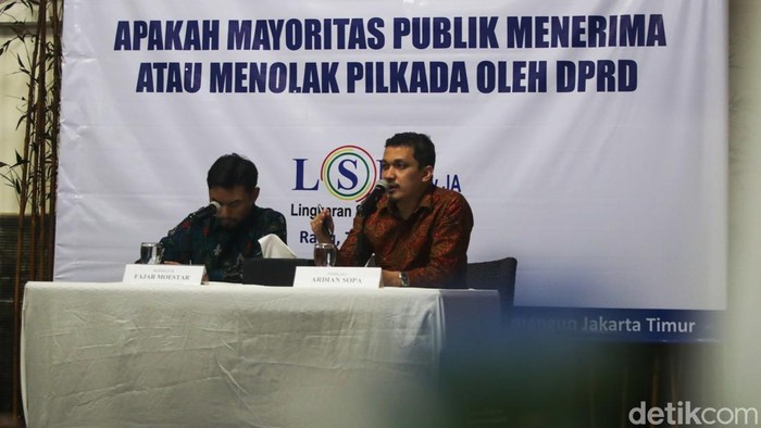 Generasi Z Disebut Paling Keras Tolak Pilkada Melalui DPRD Lingkaran Survei Indonesia (LSI) Denny JA merilis hasil survei publik terhadap pemilihan kepala daerah melalui DPRD di Kantor LSI Denny JA, Jakarta, Rabu (7/1/2026).