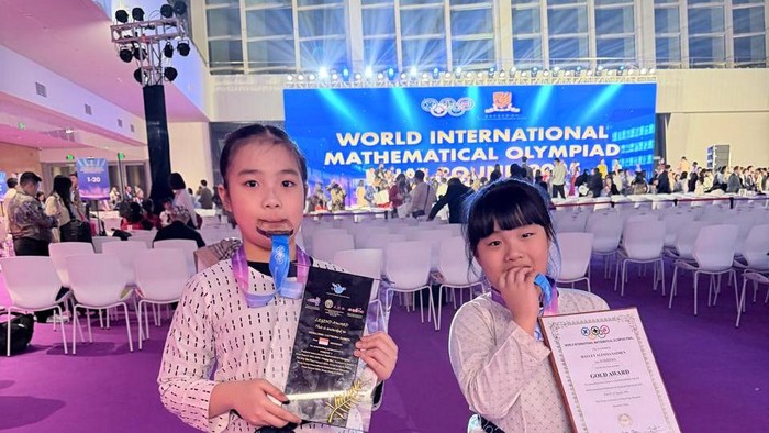 2 Siswi SD asal Medan Raih Prestasi Olimpiade Matematika di China