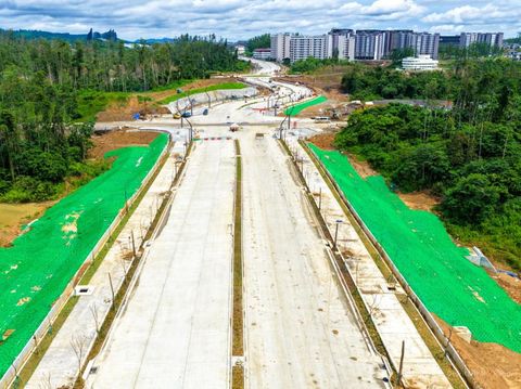 Jalan Utama di Kawasan Inti IKN Hampir Rampung, Begini Progresnya