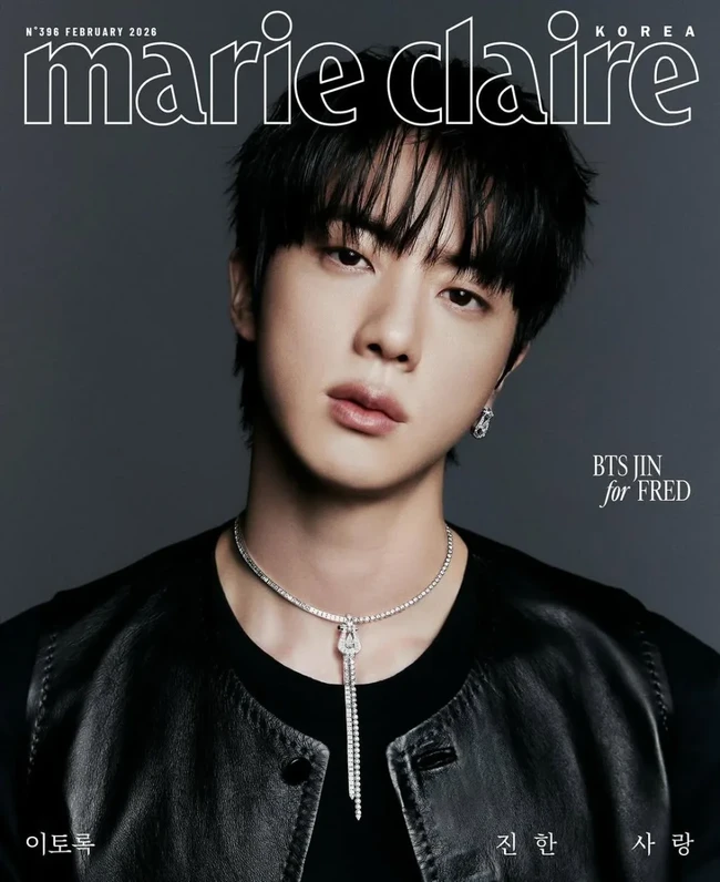 Pelantun Butter ini diumumkan sebagai global ambassador pertama FRED Jewelry, hanya beberapa hari setelah menyelesaikan wajib militer pada 2024. Foto: dok. Marie Claire Korea