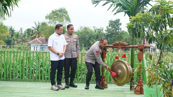 Kapolda Riau Resmikan Tabung Harmoni Hijau, Wujud Ketahanan Pangan dan Ekologi