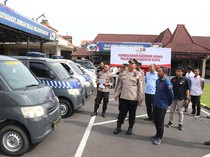 317 Kendaraan Dinas Polisi di Kota Mojokerto Diperiksa, Ini Hasilnya