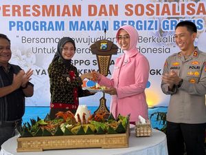 Polres Kediri Kota dan Bhayangkari Resmikan SPPG Semampir 1