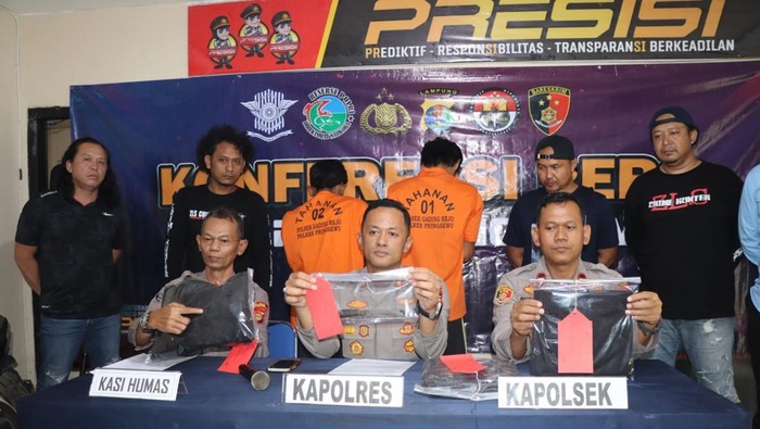 2 Pembunuh Legiman di Lapo Tuak Lampung Ditangkap, Satu Ditembak