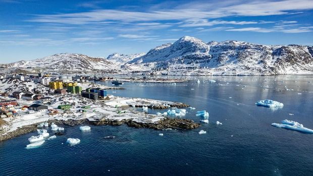 Presiden Amerika Serikat (AS) Donald Trump terus menyatakan keinginannya untuk menguasai Greenland yang saat ini merupakan wilayah Denmark. (AFP/ODD ANDERSEN)