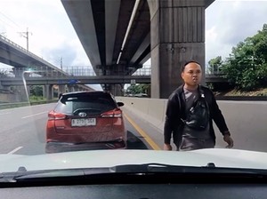 Diklakson Gegara Lane Hogging, Sopir Yaris Ngamuk-Ngajak Ribut