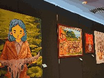 Tak Sekadar Baca, Perpusnas Pamerkan Lukisan Bumi, Traveler Bisa Ikut Melukis