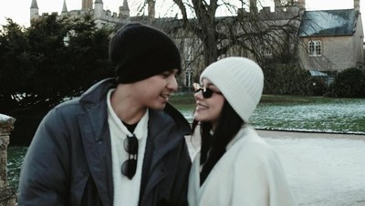 Winter Getaway Alyssa Daguise dan Al Ghazali, Baby Bump Ikut Curi Perhatian