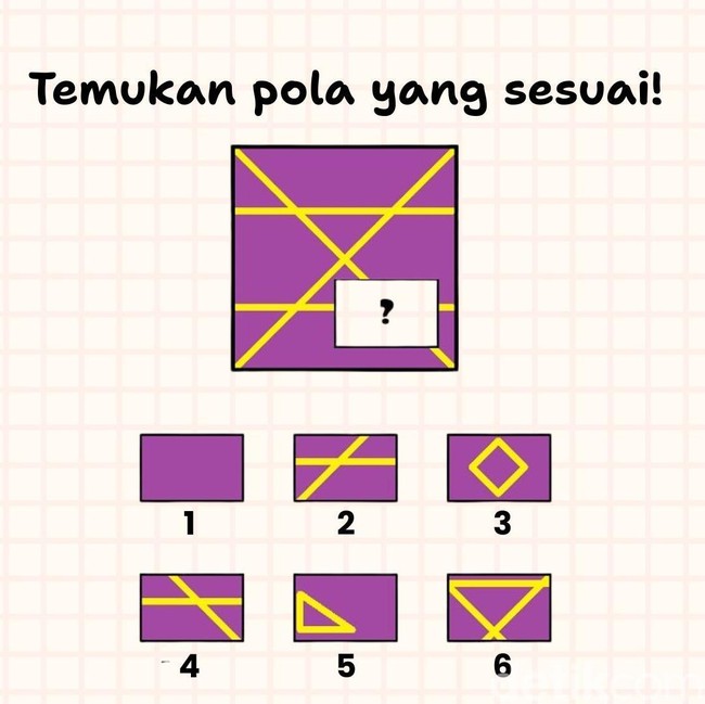 Pemilik IQ di Atas Rata-rata Konon Langsung Tahu Jawaban dari Tes Pola Ini, Termasuk?