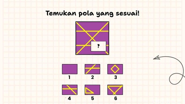 Pemilik IQ di Atas Rata-rata Konon Langsung Tahu Jawaban dari Tes Pola Ini, Termasuk?
