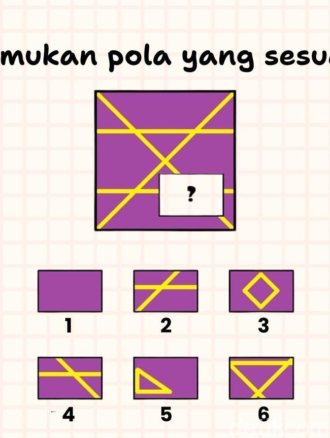 Pemilik IQ di Atas Rata-rata Konon Langsung Tahu Jawaban dari Tes Pola Ini, Termasuk?